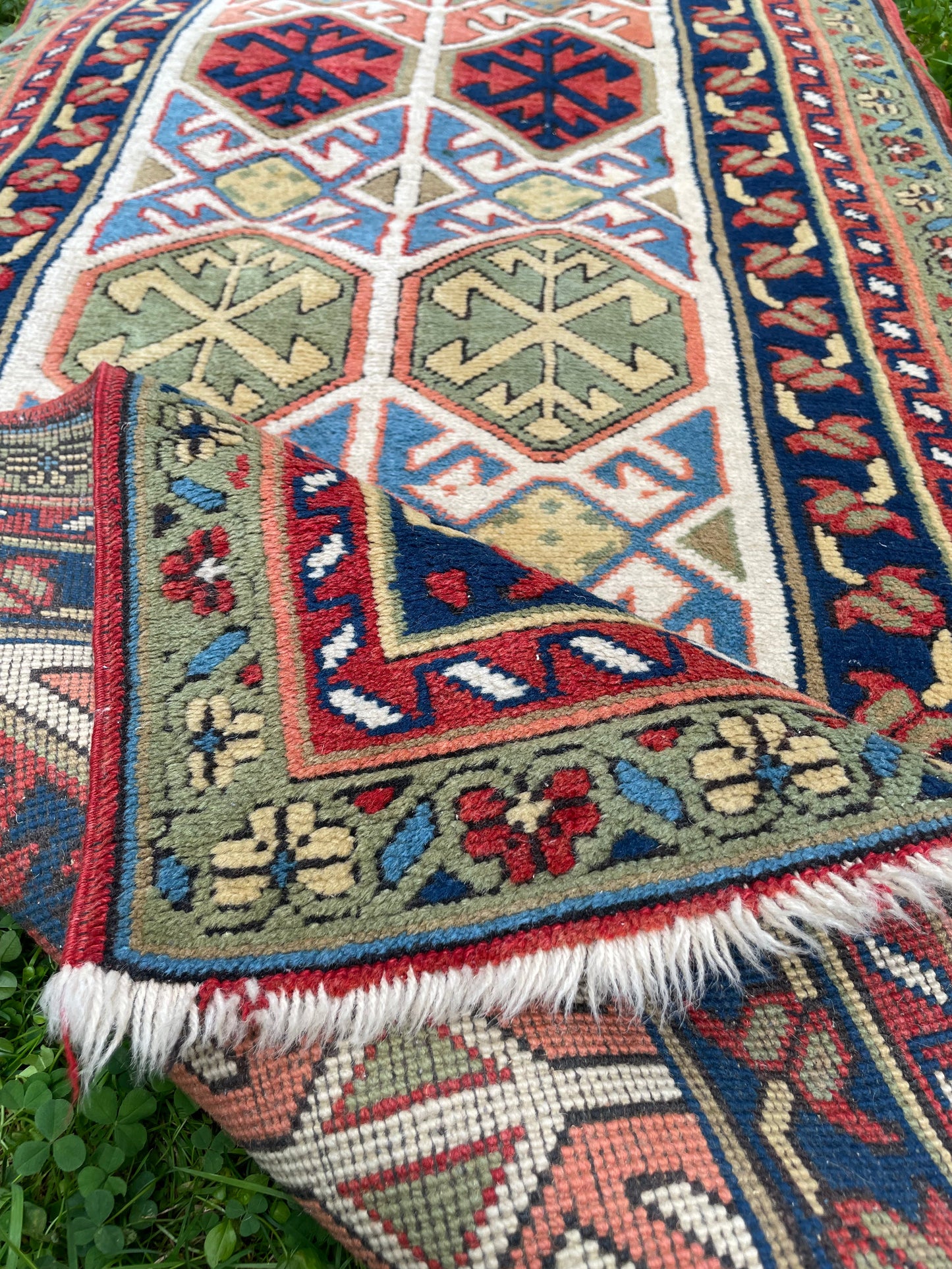 DERYA 10' x 2'5" vibrant Runner Rug