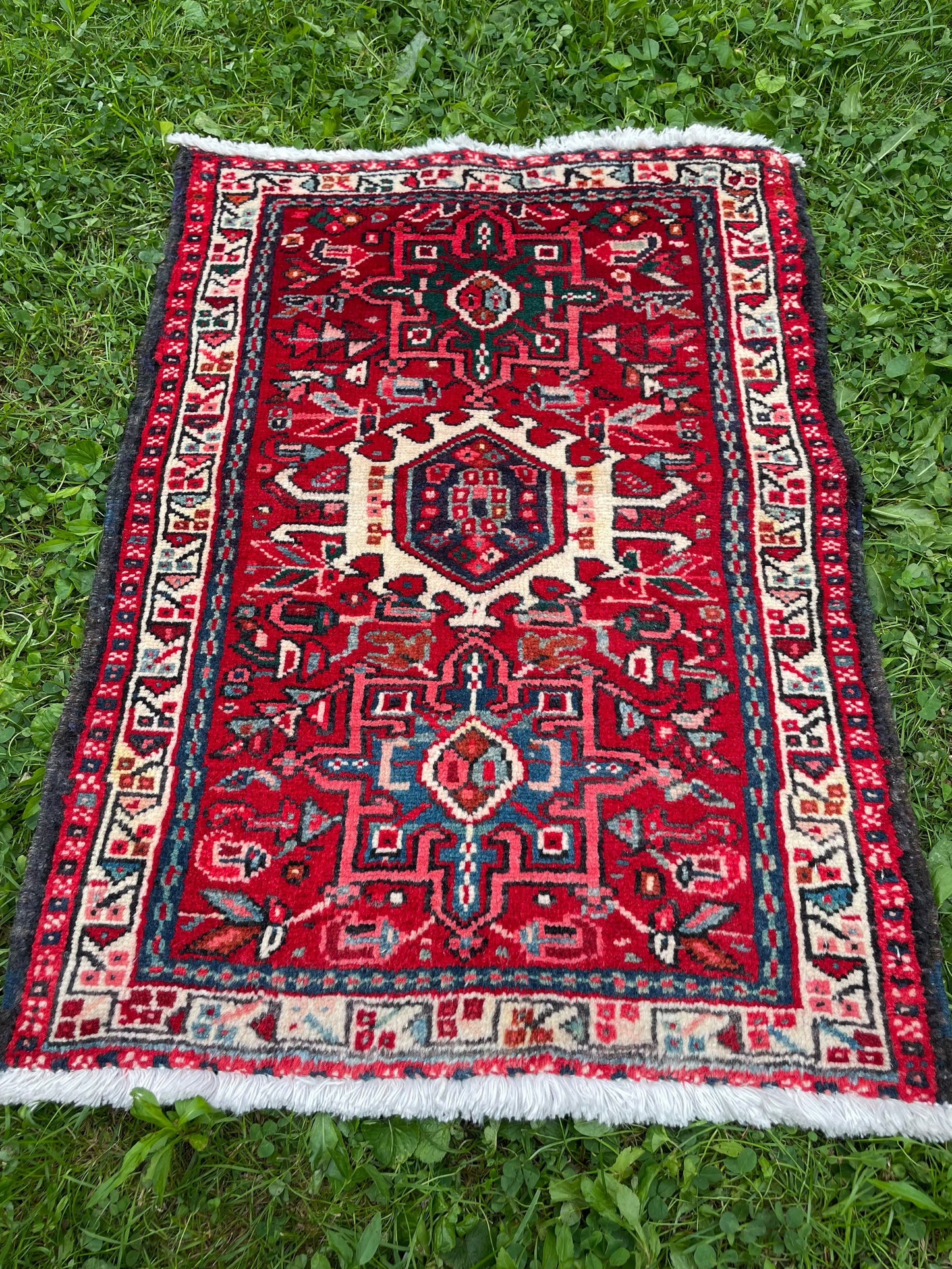 Hand-Knotted Soft Wool Persian Carpet In Excellent Condition