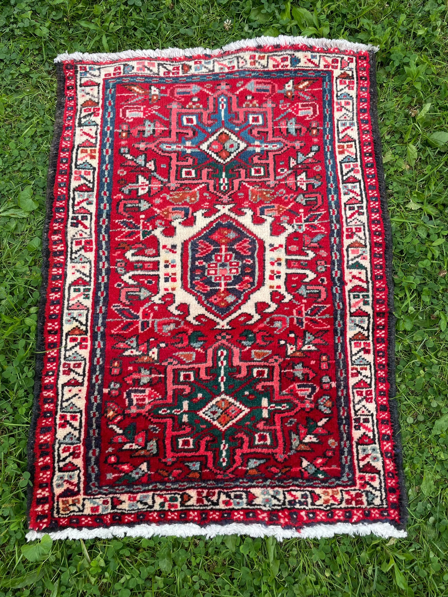 Hand-Knotted Soft Wool Persian Carpet In Excellent Condition