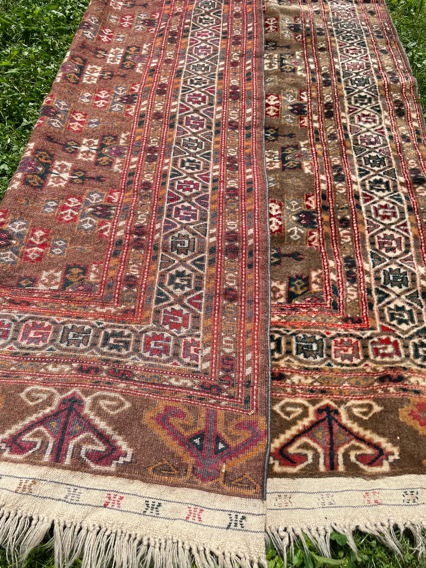 ORIANNA 6' 3" x 4' 3" Turkmen tribal Yomut antique rug