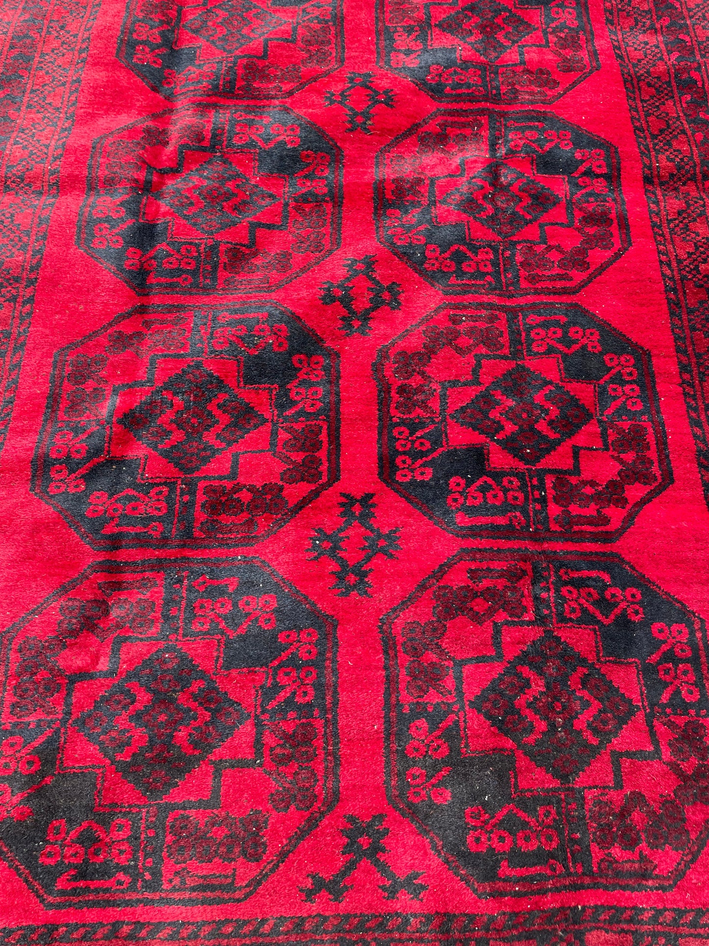KEHLANI  9' x 5'5" red tribal rug