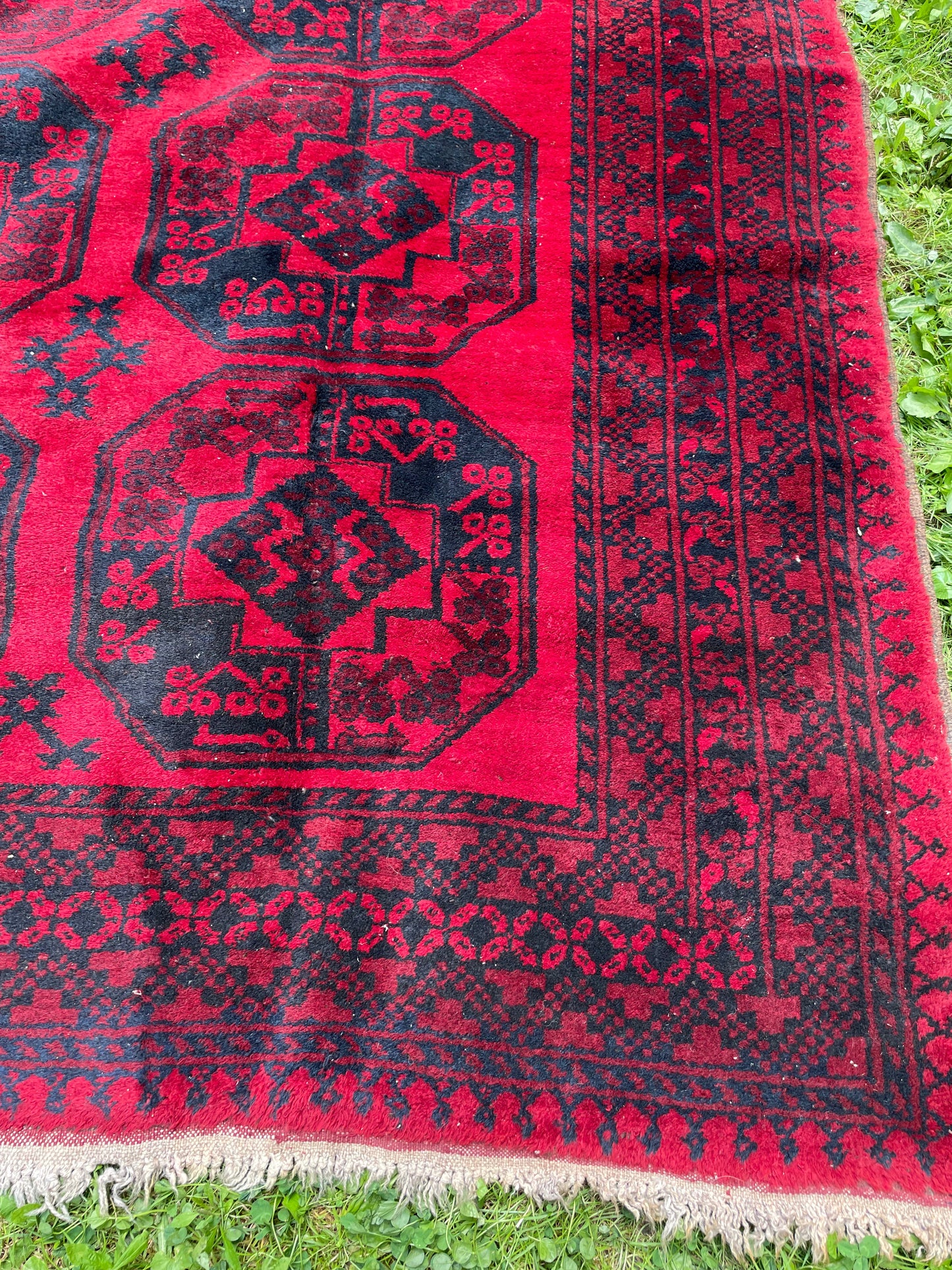 KEHLANI  9' x 5'5" red tribal rug
