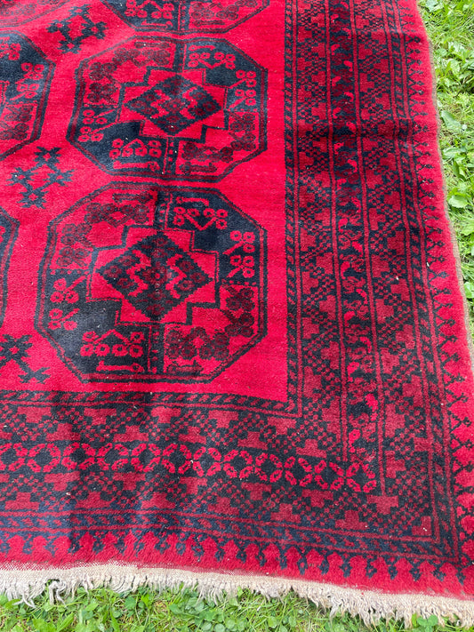 KEHLANI  9' x 5'5" red tribal rug