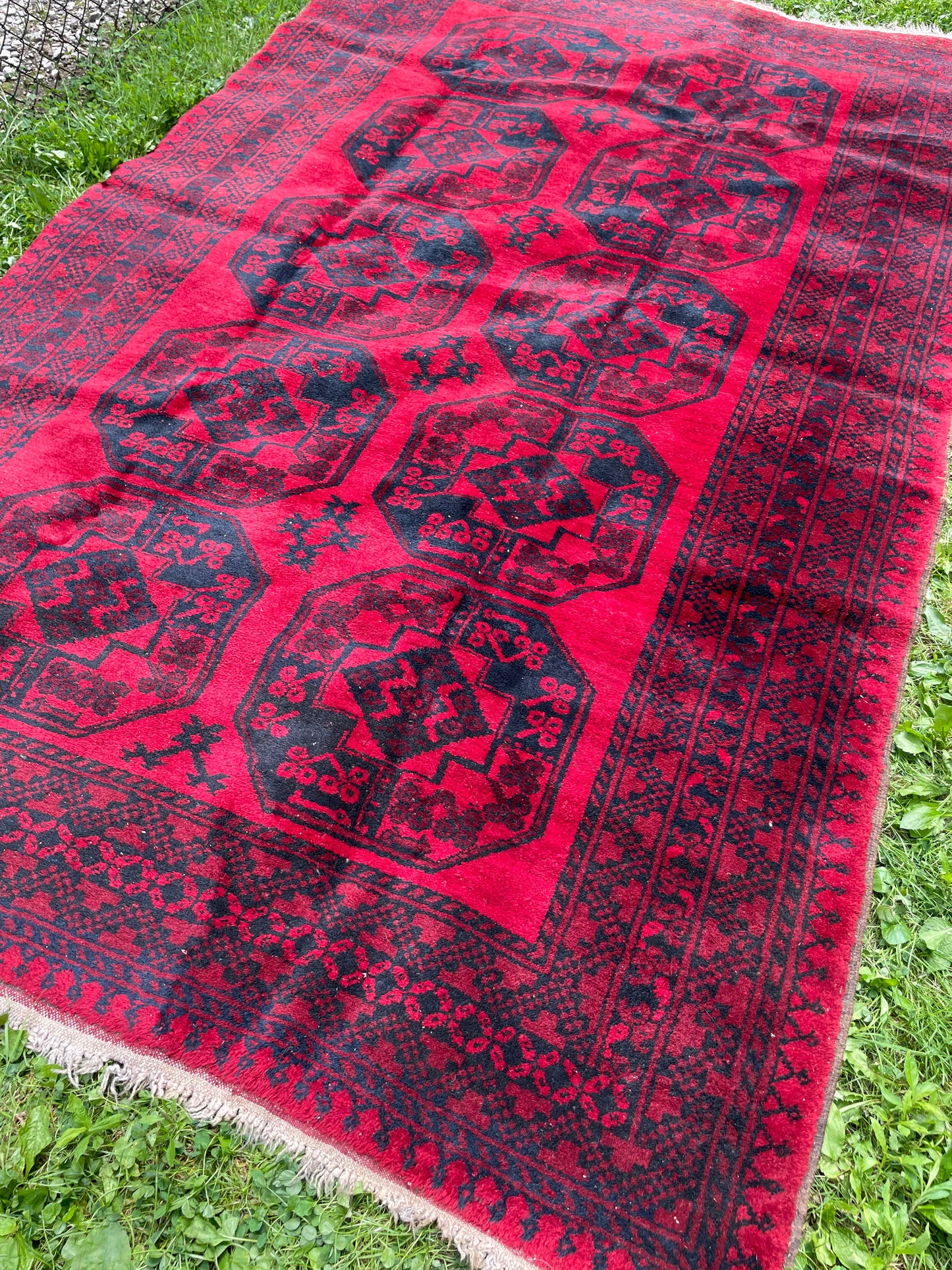 KEHLANI  9' x 5'5" red tribal rug