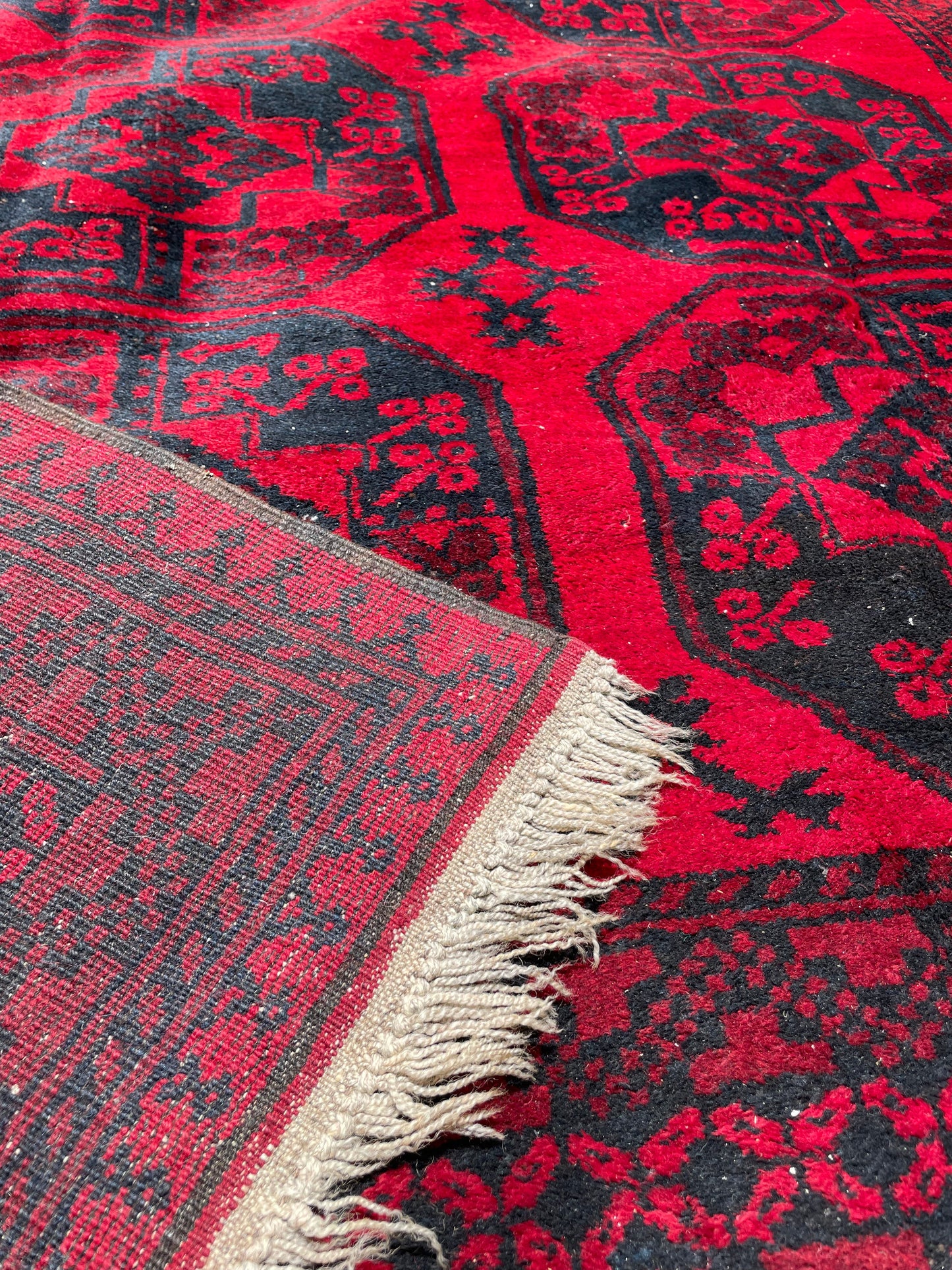 KEHLANI  9' x 5'5" red tribal rug