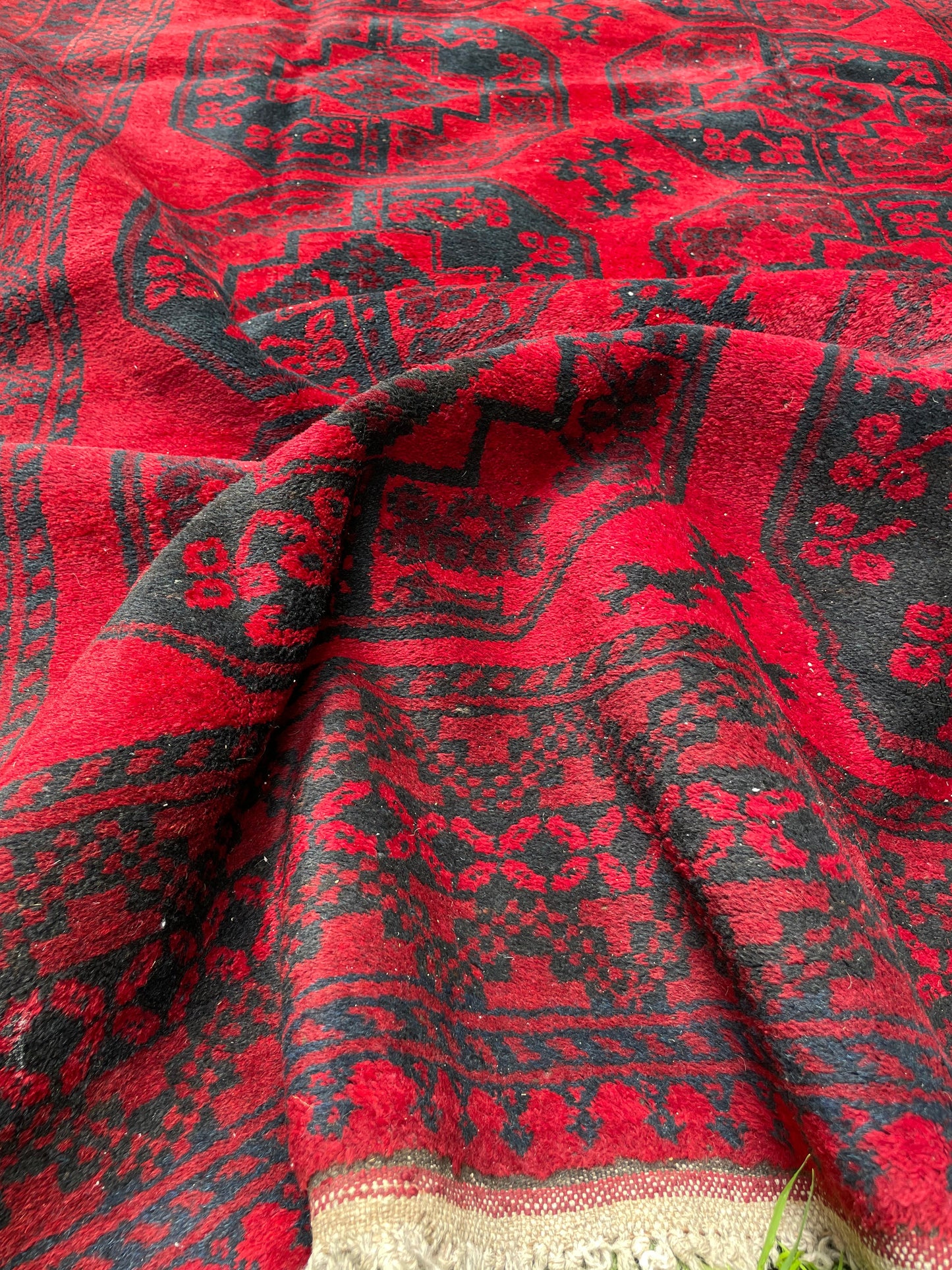 KEHLANI  9' x 5'5" red tribal rug