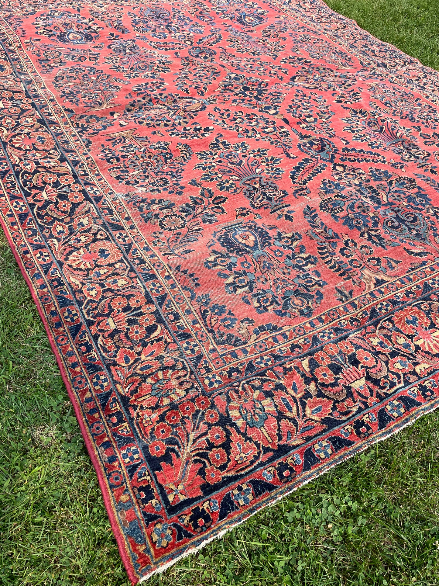 NASREEN  11' 6" x 8' 7" Antique SAROUK