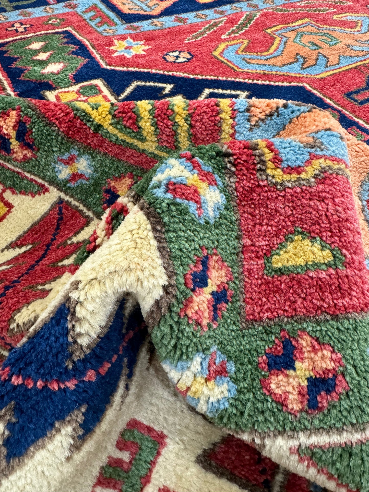 MERI 9' x 6′ 2″ ft. VINTAGE AFGHAN RUG