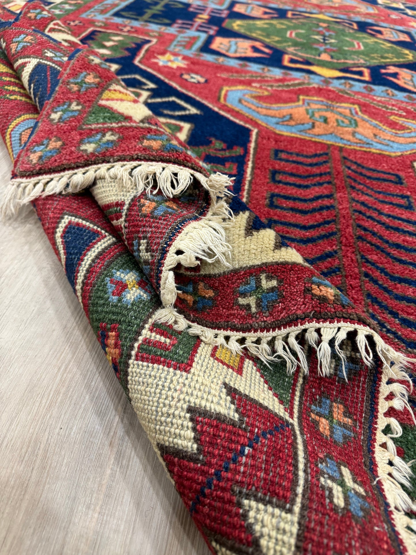 MERI 9' x 6′ 2″ ft. VINTAGE AFGHAN RUG