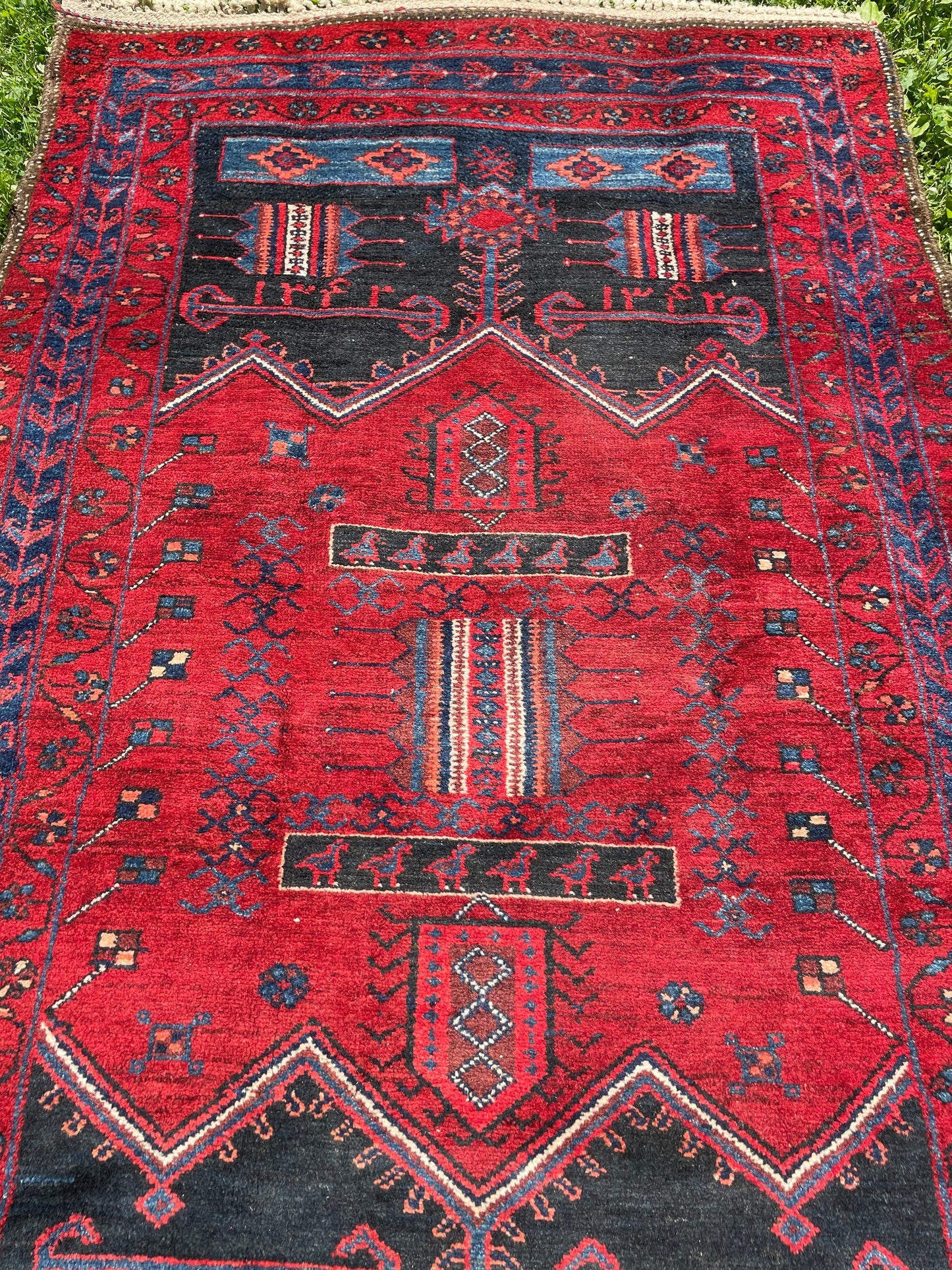 SIAMAK 6' 9”x 4' 3”ft KURDISH tribal rug