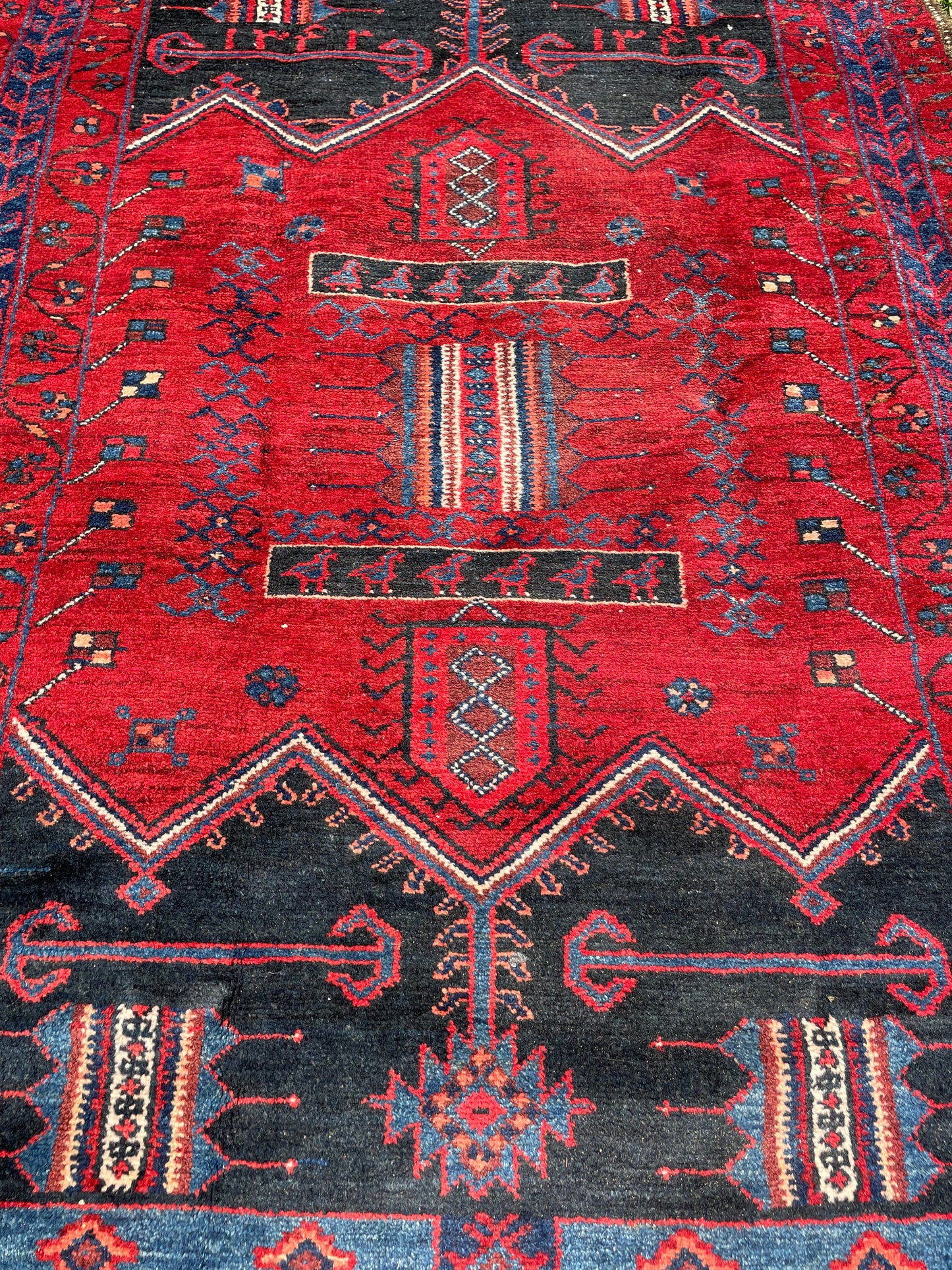 SIAMAK 6' 9”x 4' 3”ft KURDISH tribal rug