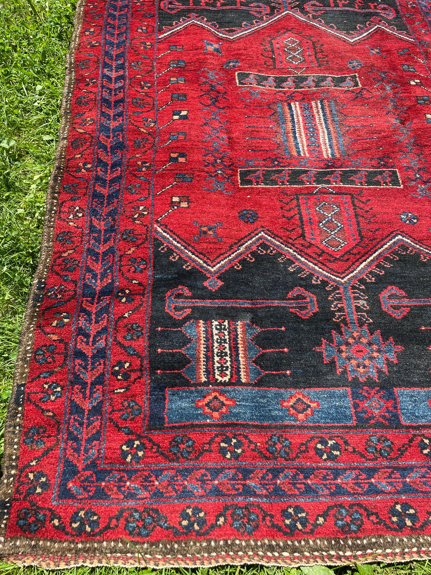 SIAMAK 6' 9”x 4' 3”ft KURDISH tribal rug