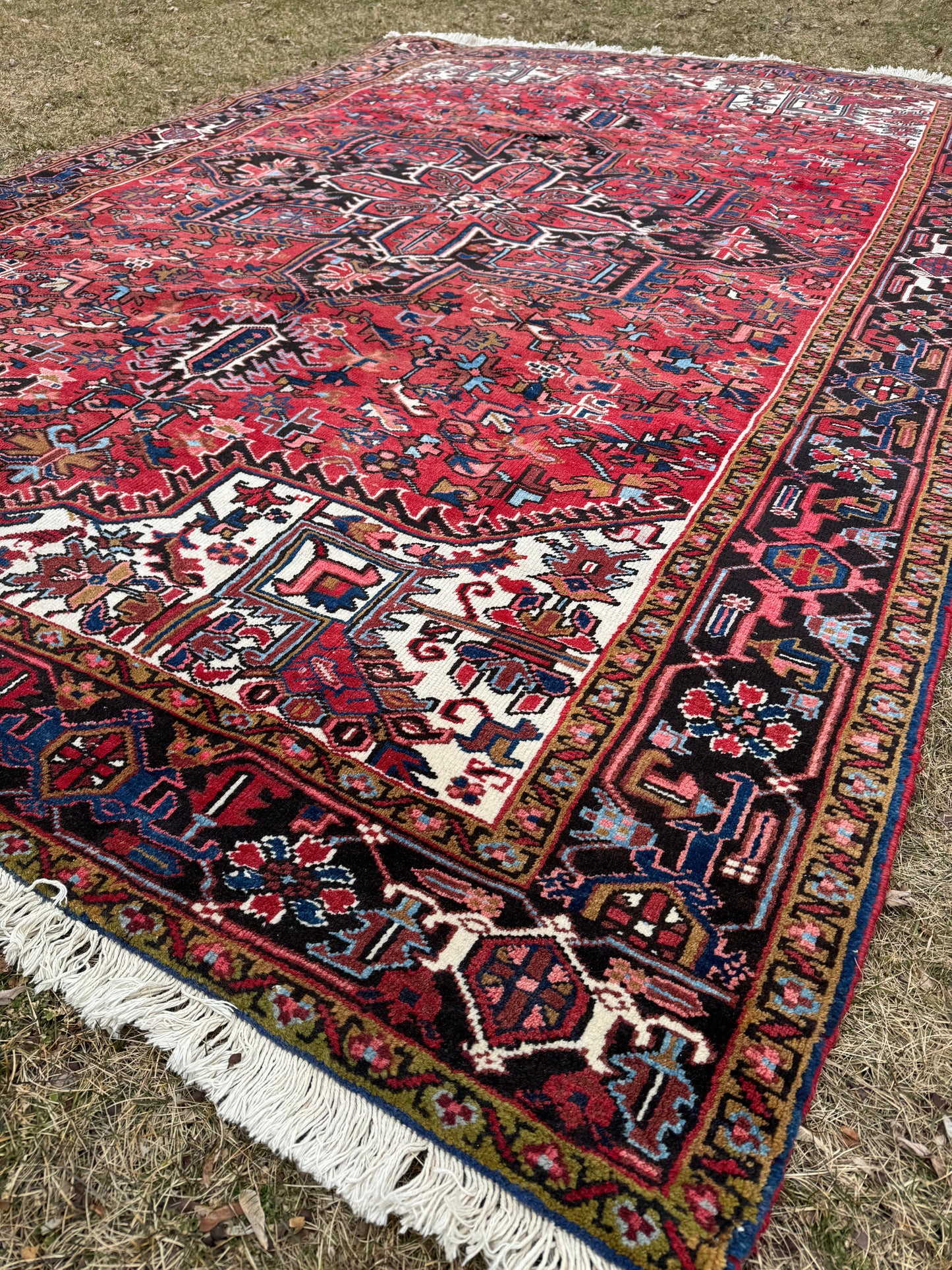 SELENE 11' 2" x 7' 6" Antique Perisan HERIZ rug