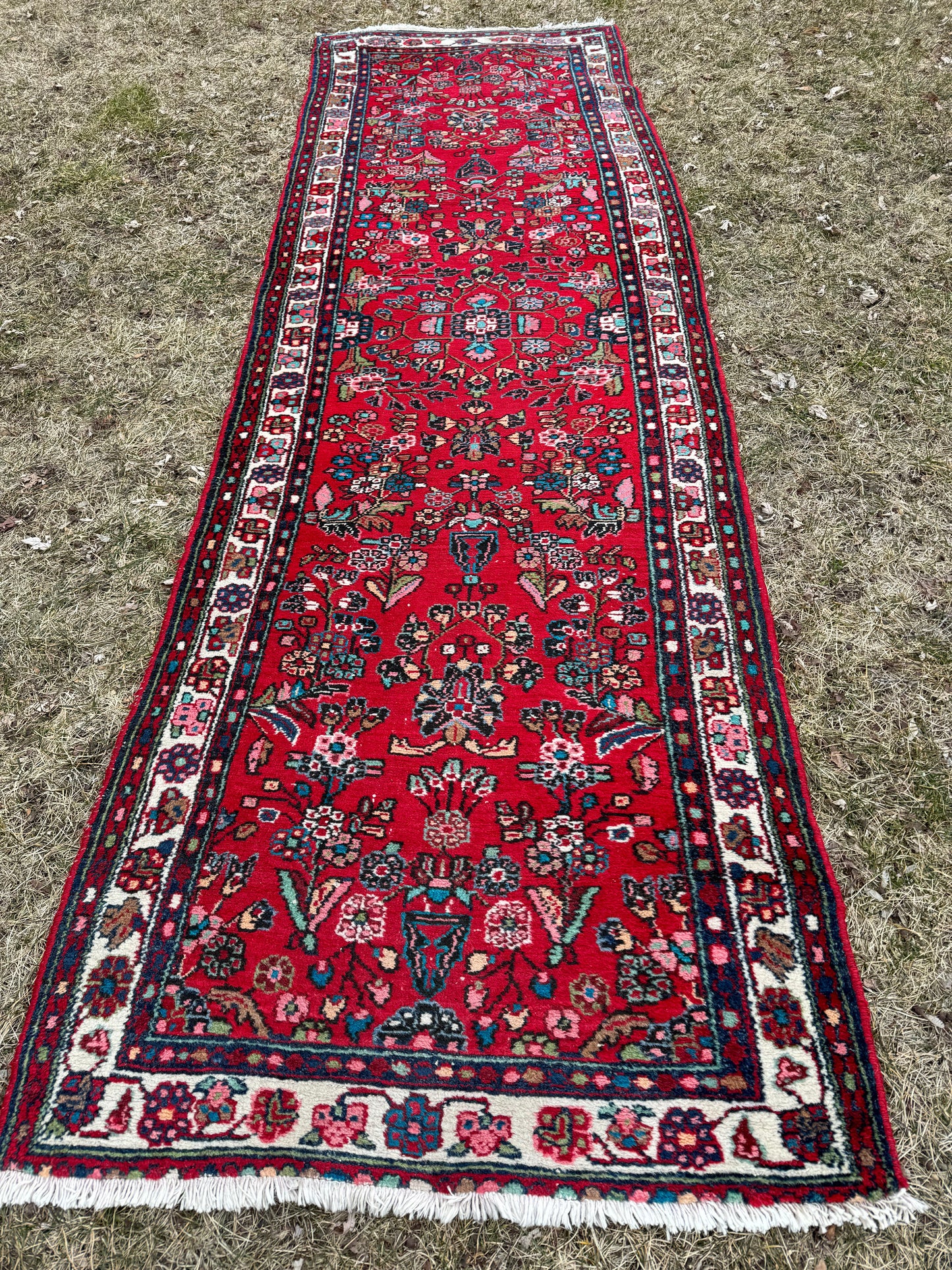 SHAHAB 9' x 2'7" Geometric Runner Rug