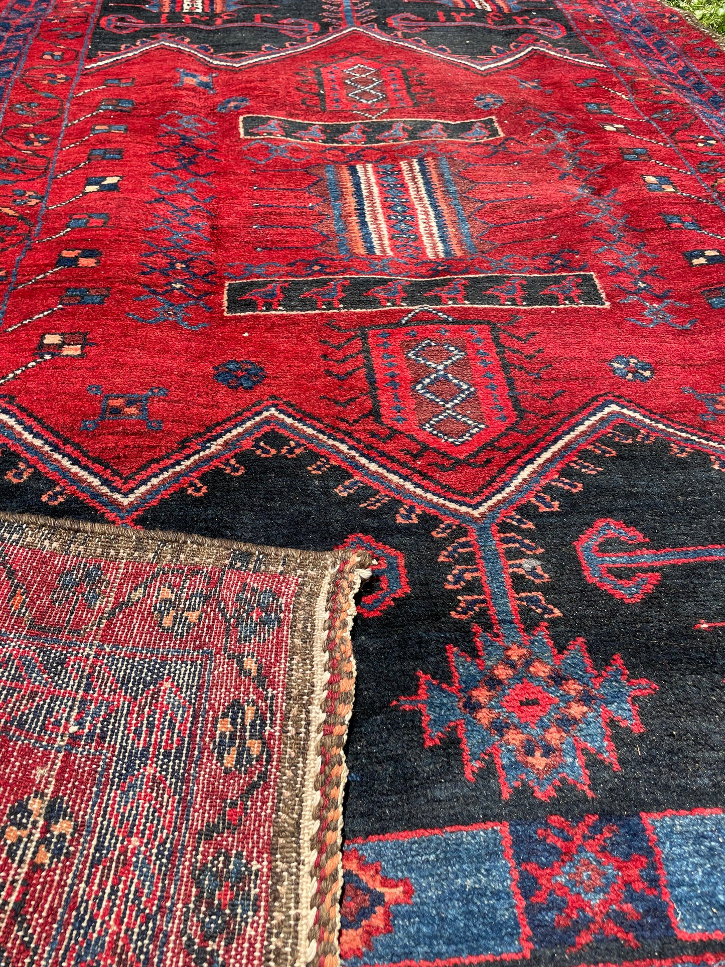 SIAMAK 6' 9”x 4' 3”ft KURDISH tribal rug